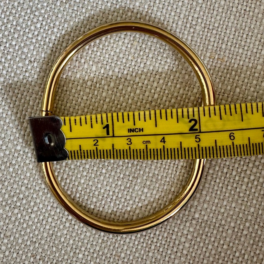 LUXURY Nail Bracelet Gold Color Size Medium - Picture 9 of 11
